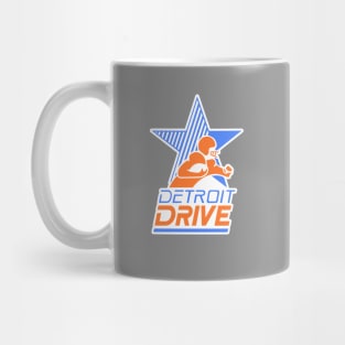 Defunct Detroit Drive Football Mug